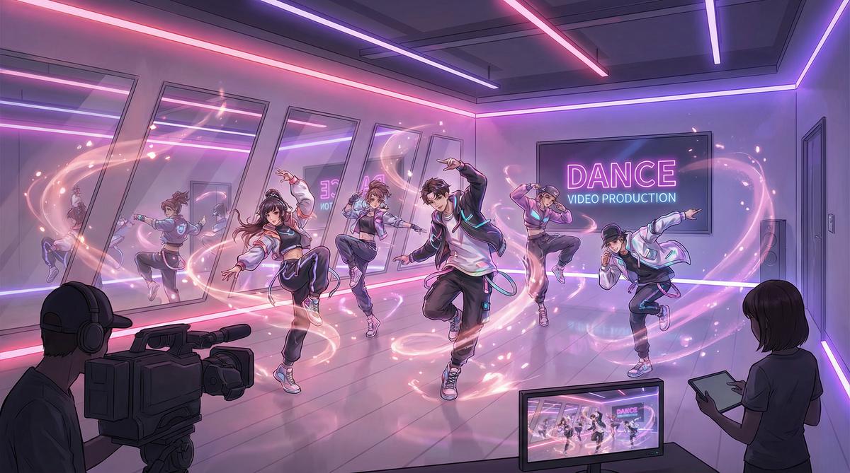 探花舞蹈视频拍摄现场